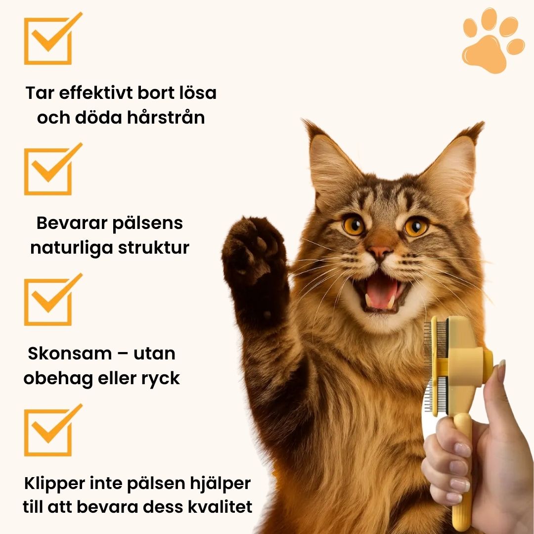 KittyBrush™ - Borsten som fångar upp katthår